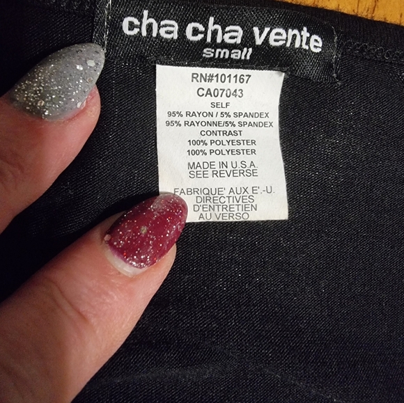 Cha Cha Vente Two-PieceFlowy Lightweight Set Satiny Asymmetrical Top & Cardigan - Picture 8 of 8